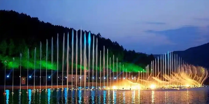 Fountain design for internet celebrity check-in points